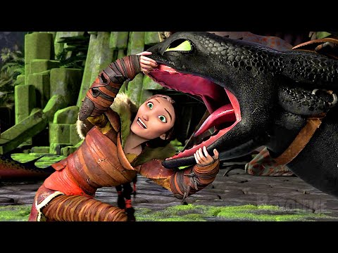 All the Best DRAGON Scenes from How to Train Your Dragon Movies ⚡ 4K