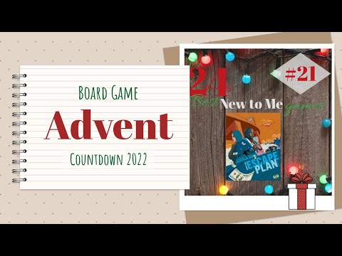 Board Game Advent Countdown | #21 Escape Plan