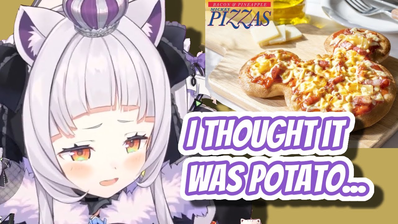 Murasaki Shion accidentally ate pineapple pizza