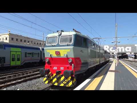 E656.093 ed E656.294: due Caimani storici a spasso per Roma Termini!!