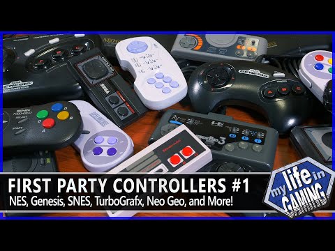 First Party Controllers #1 - NES, SNES, Genesis, TG-16, Neo Geo, and More! / MY LIFE IN GAMING