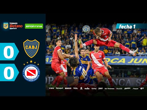BOCA 0 - 0 ARGENTINOS I Resumen del partido | #TorneoBetano Apertura 2025