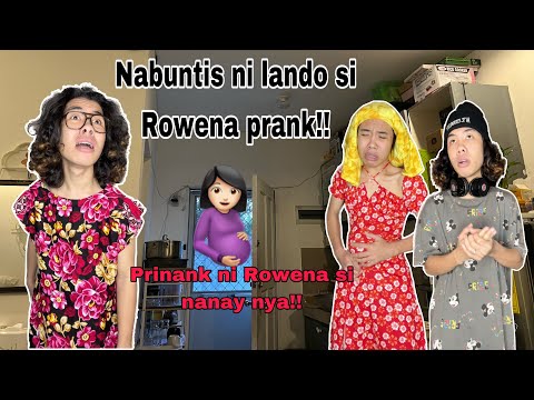 Nabuntis ni lando si Rowena prank!!