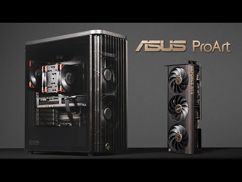 Dream All-Black PC Build | No RGB | RTX 5080 + Ryzen 7 9800X3D + X870E | ASUS ProArt