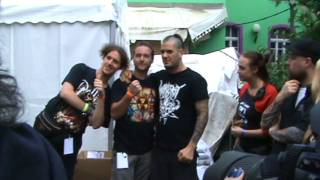 Backstage with Down - Attica Rage @ Metalcamp 2009, Slovenia