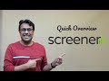 Welcome to Screener - Quick Guide