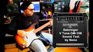 Video thumbnail for 6+1Cool Sound/Behringer V-TONE/GM108/Test by Nono/ #Behringer #AMP #Test by MrNono5150