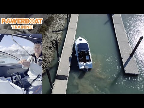 How to maintain control of a boat while the wind is pushing you towards the dock