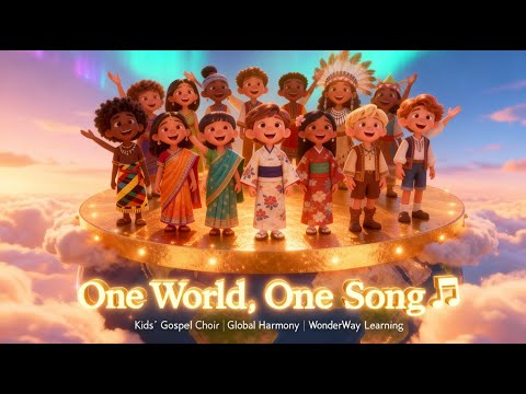 One World, One Song | Kids’ Gospel Choir | Global Harmony | WonderPlay Learning