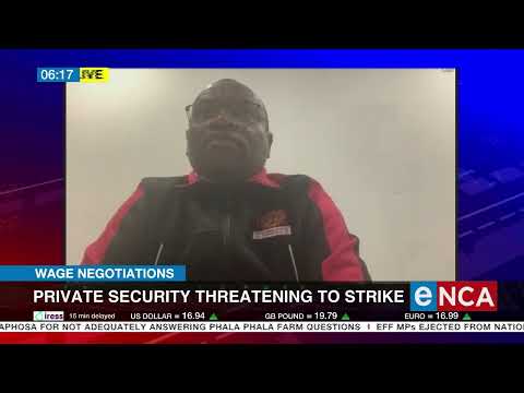 Private security threatening to strike