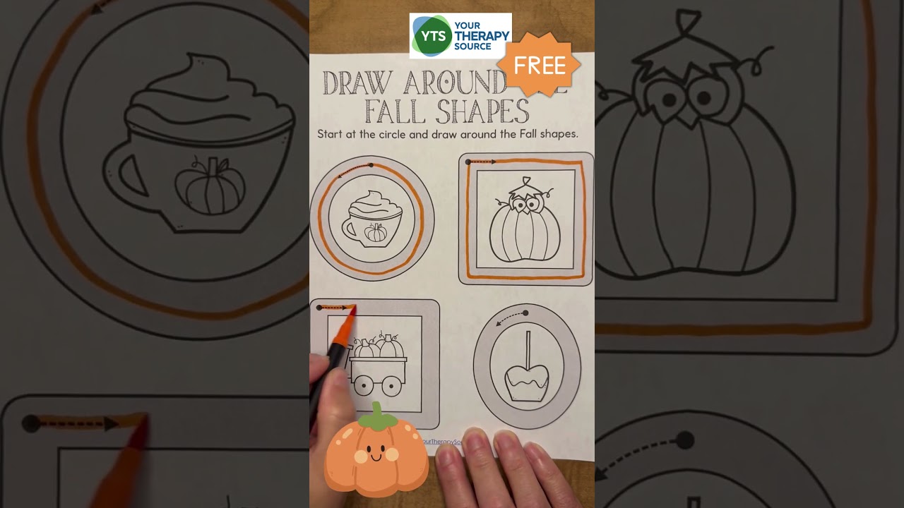 Fall Shape Tracing