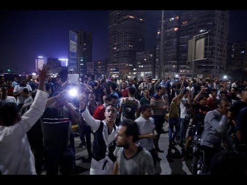 مظاهرات في مصر تطالب برحيل السيسي