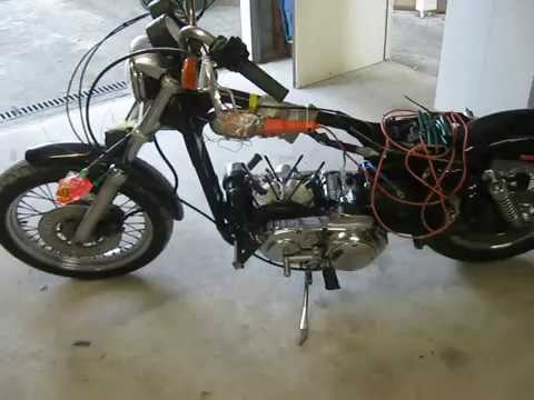 Evo sportster top end rebuild 2 - install piston and rings