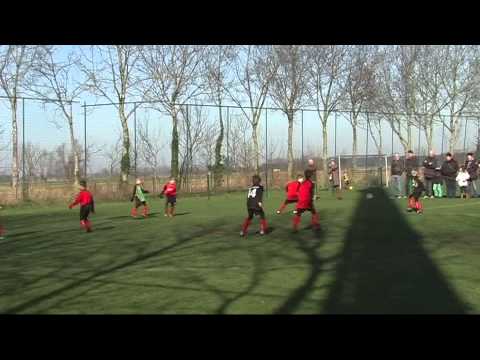 FCEM U9 groen (en een beetje rood) 02-03-14 vs VK Adegem