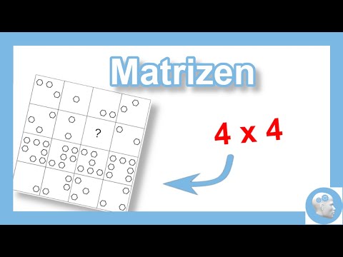 Matrizen Teil 6 - Eine 4x4 Matrix-Aufgabe mit Lösung | Einstellungstest Logikteil