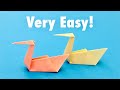 Sticky Note Origami Easy Swan - Post-it Origami - Origami Swan Easy Tutorial Step  by Step