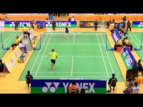 แบตมินตัน หญิงเดียว busanan  THA    chiew sien lim  MAS  10 12 56