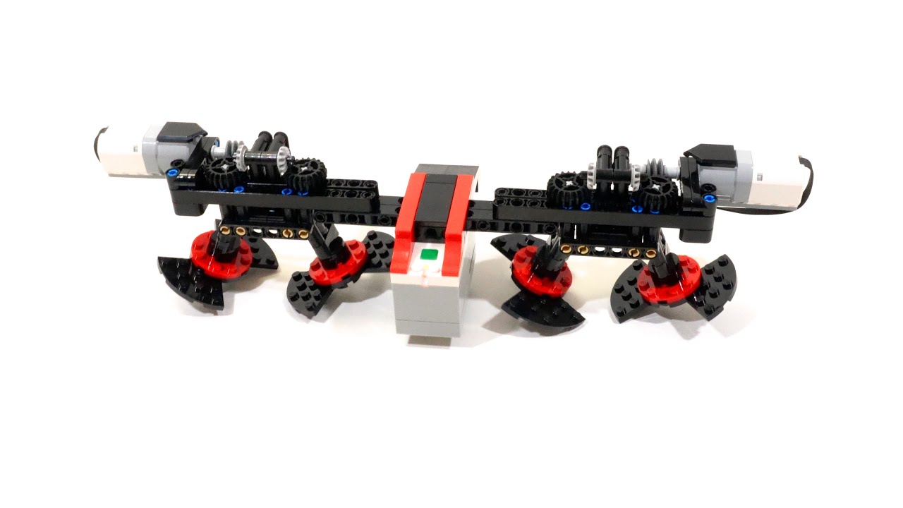 Ribbon-shaped Wheel Vehicle / リボン型ホイール車 : LEGO Technic