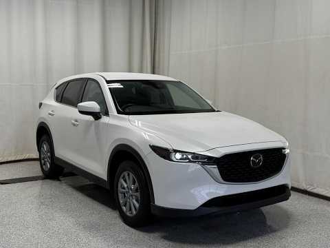 2025 Mazda CX-5 GX AWD in White for sale at Park Mazda in Sherwood Park, AB