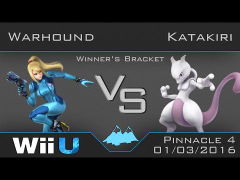 Pinnacle 4 - Warhound(ZeroSuit) vs Katakira(MewTwo) SSB4 Winner's Bracket