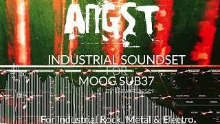 Video thumbnail for Angst Industrial Soundset for Moog Sub 37 - Industrial Rock/ Metal/ Electro Patches 2025 by Kulshan Studios