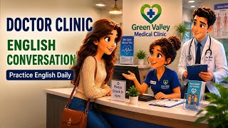Doctor Visit Conversation in English👍✅| Doctor & Patient English 💯| English at the Doctor's Clinic