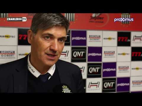 Felice Mazzu après R.Charleroi.SC - KV. Kortrijk