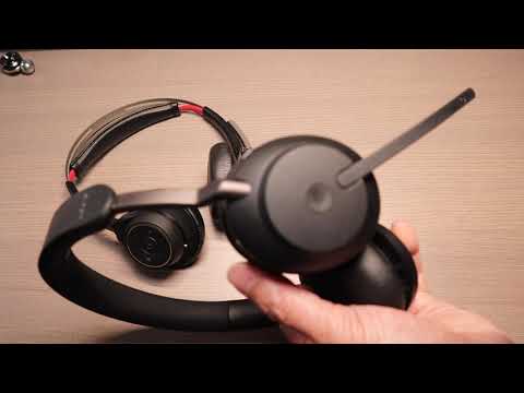 Comparing Jabra Evolve2 65 vs Plantronics Voyager Focus : Best zoom call headsets
