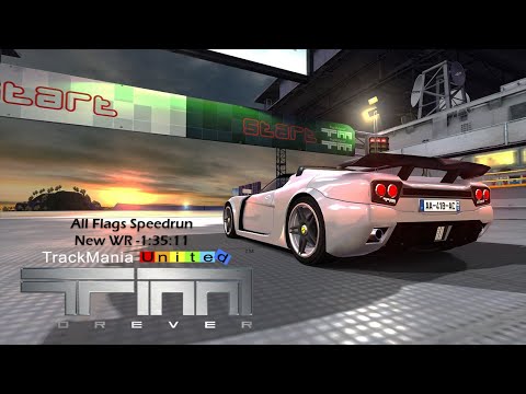 TrackMania United Forever - All Flags Speedrun - 1:35:11 (IGT) by MyKeY