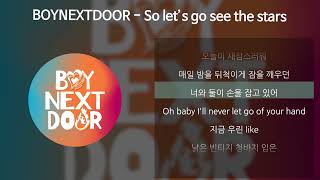 Download lagu BOYNEXTDOOR - So let's go see the stars [가사/Lyrics] mp3
