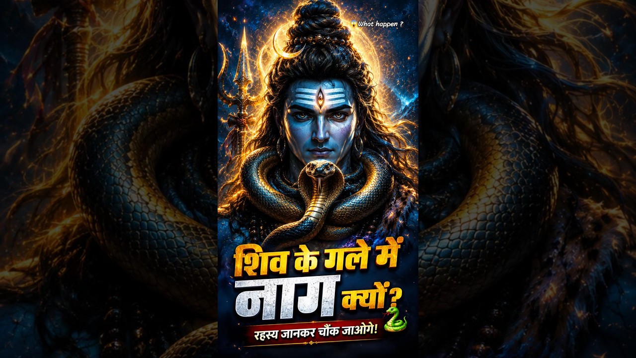“शिव के नाग का रहस्य! 🐍🔱” #sanatandharma #shorts #devotional #mahadev