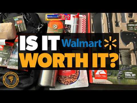 $100 Walmart Survival Kit!? Super Lightweight Bugout Bag