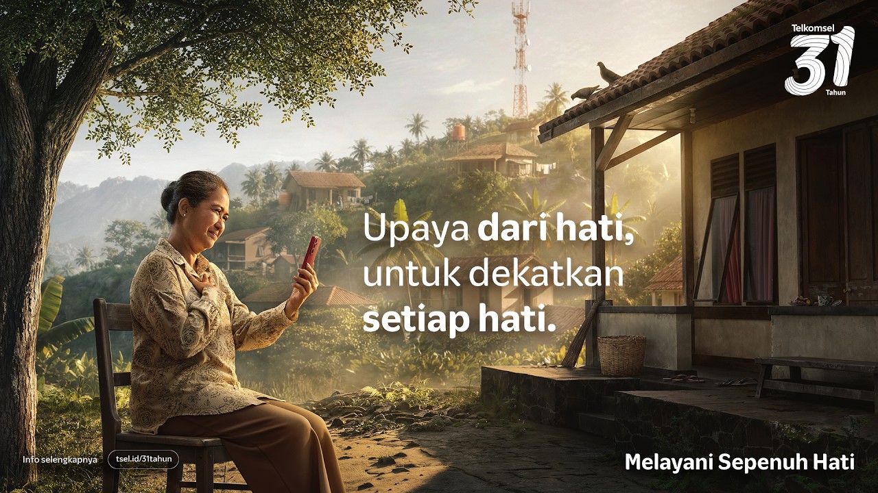 Telkomsel 31 Tahun: Melayani Sepenuh Hati | Dekatkan Hati ke Hati