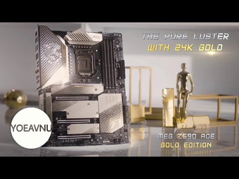 MSI - Meg Z590 Ace Gold EDITION – Reveal The Pure Luster | Gaming Motherboard | MSI