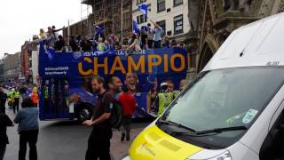 preview picture of video 'Leicester City Championship Champions Bus Parade'