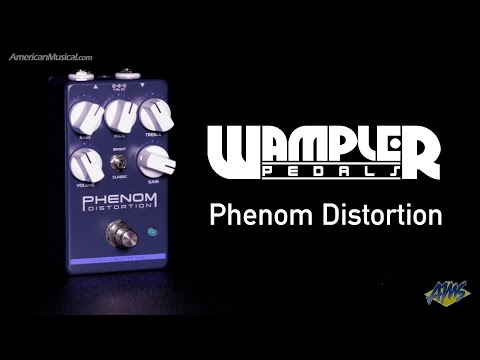 Wampler Phenom Distortion - Dynamic and Responsive Distortion - Punchy Rhythm and Soaring Lead Tones