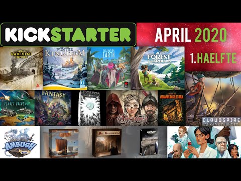 Brettspiele auf Kickstarter im April (1.Hälfte) - Kickstartervorschau -