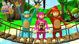 เพลงลิง  เจี๊ยก เพลงเด็กอนุบาล - Monkey song for children By KidsMeSong
