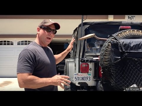 Or-fab Jeep TJ Swing Away Spare Tire/Can Carrier