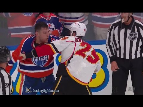 Deryk Engelland vs Milan Lucic