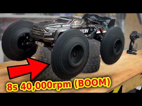 8s 40,000rpm RC car insanity (it blew up)