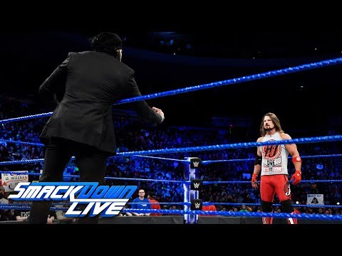 AJ Styles and Jinder Mahal come face to face: SmackDown LIVE, Dec. 12, 2017