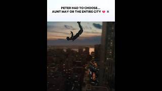 Miles Asked Peter About the Hardest Choice He Ever 💔 - Marvel's Spider-Man 2  #spiderman
