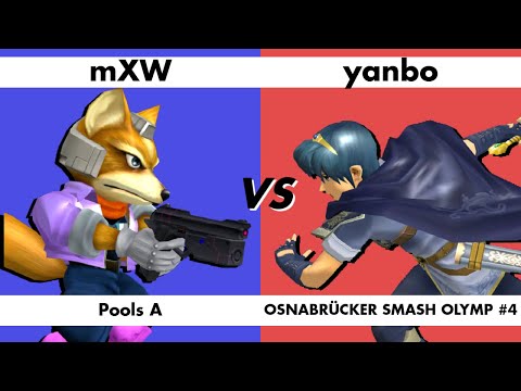 Osnabrücker Smash Olymp #4 - mXW (Fox) vs. yanbo (Marth) Melee Pools