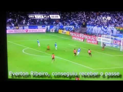 GOL DO EVERTON RIBEIRO - LEGENDADO (NARRAÇÃO INTERNACIONAL)