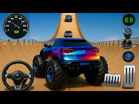 Monster Truck Mega Ramp Impossible Driver - Monster Truck Mega Ramp Racing - Android Gameplay 21