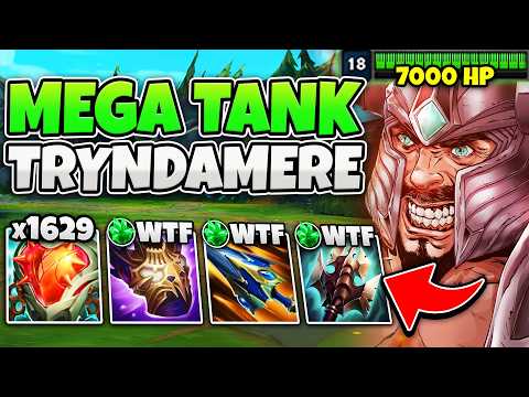 I AM ADDICTED TO TANK TRYNDAMERE! THIS BUILD IS ACTUALLY SO MUCH FUN! - League of Legends