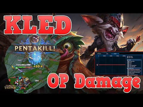 Kled: The Reunion - PENTAKILL OP DAMAGE - Bots