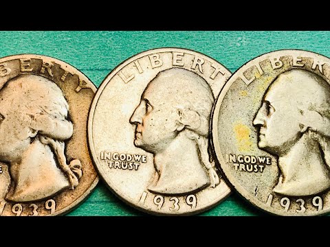 US Washington Quarter Coin 1939 - Worth up to $14,400