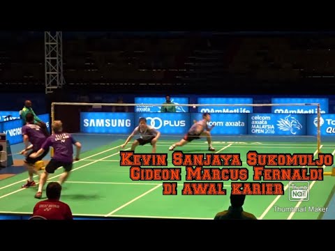 Kevin Sanjaya Sukomuljo Gideon Marcus Fernaldi vs Chris Langridge Marcus Ellis Nice Angle 50fps